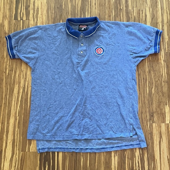 Stitches Blue Polo Shirt with Logo - Picture 1 of 2